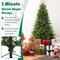 Artificial Christmas Tree with Pine Cones and Adjustable Brightness